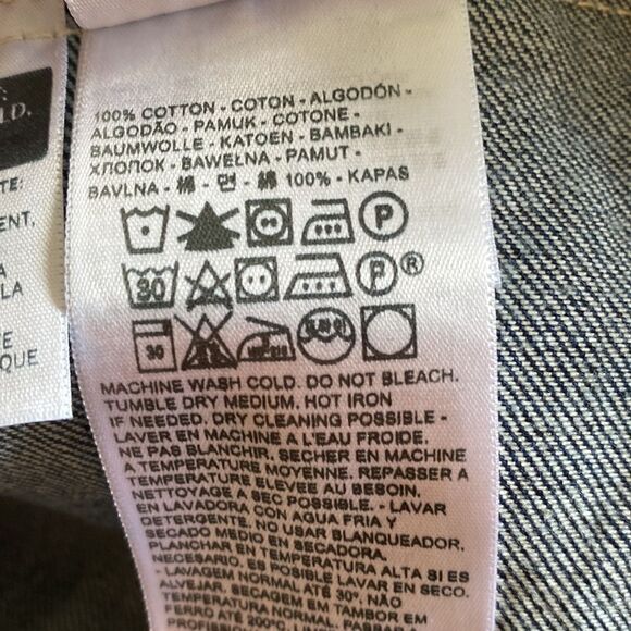 NWT Levi’s  Trucker Red Tab Jean Jacket Dark Denim - Picture 13 of 14